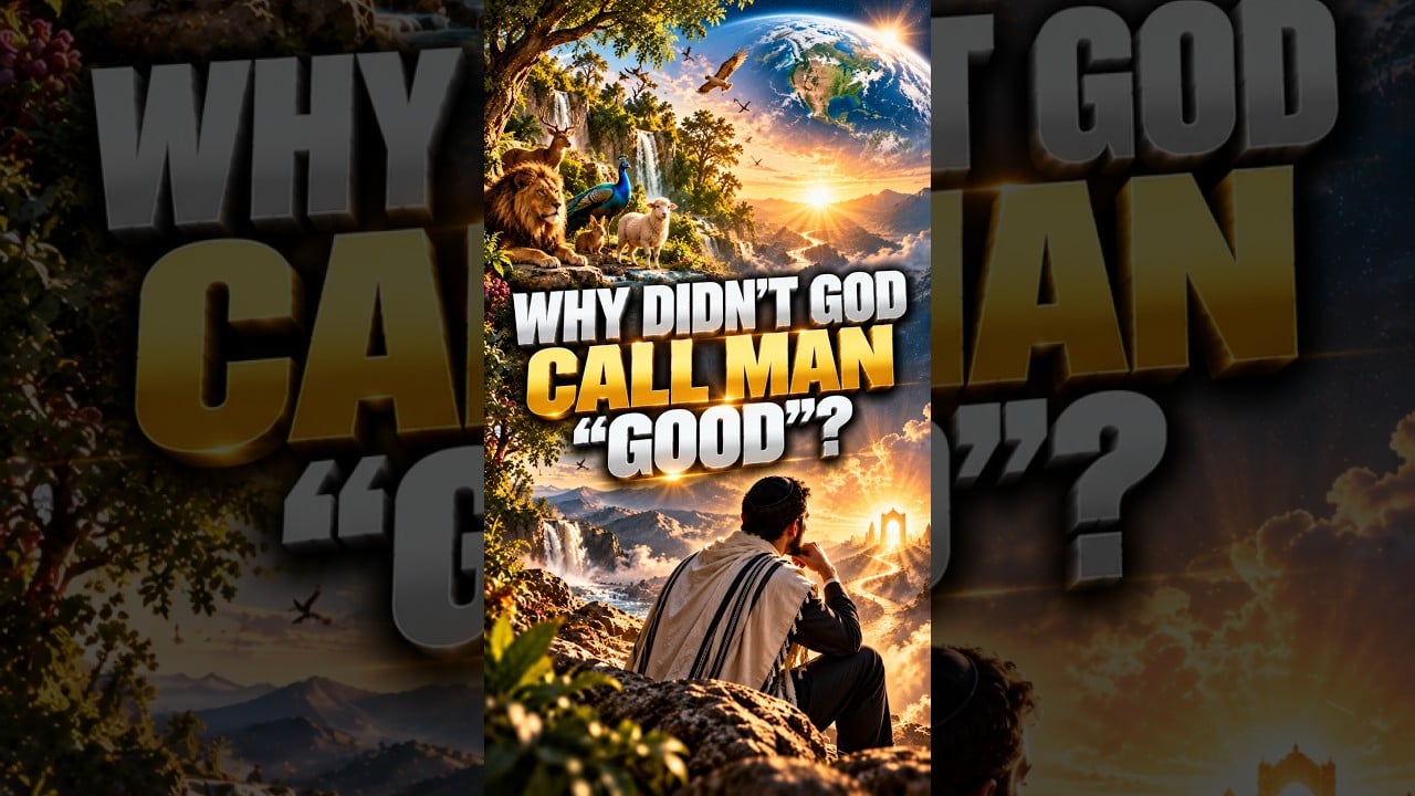 Why Didn’t God Call Man “Good”? | Rabbi Yaniv Meirov