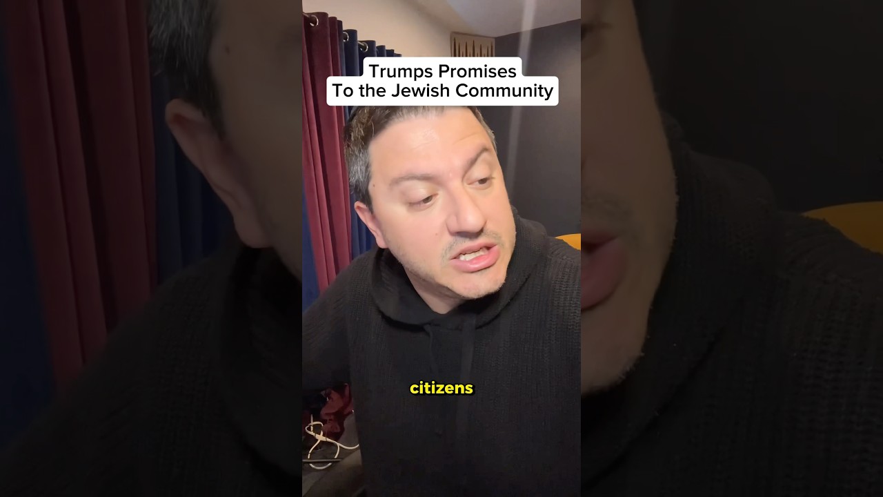 Trumps promises to the Jewish Community! #shorts #impression #comedy #parody #donaldtrump #trump