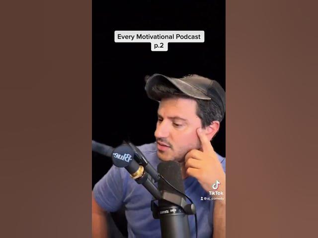 Every Motivational Podcast p.2 #comedy #shorts #motivational #parody