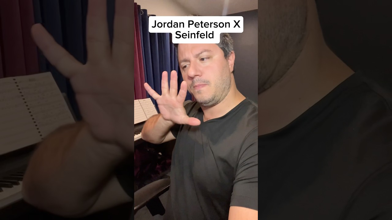 Jordan Peterson doing Seinfeld #shorts #jordanpeterson #jerryseinfeld #seinfeld #comedy #impression
