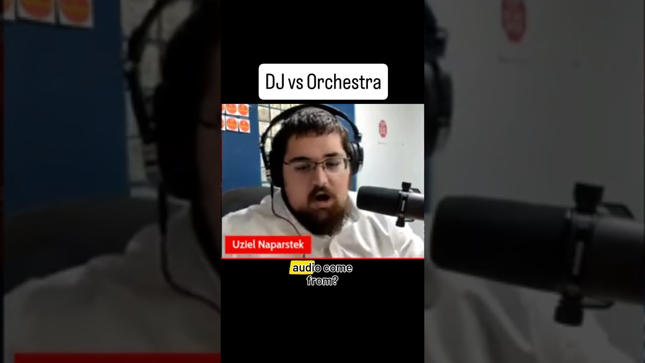 DJ vs Orchestra in Concerts #jewishmusic #live #stream #talent #bebetter #musician #artificial #fake