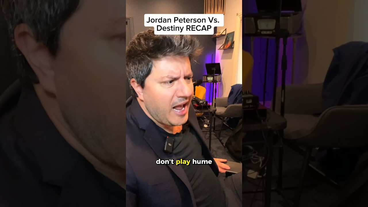 @JordanBPeterson VS. @destiny  RECAP #shorts #jordanpeterson #destiny #comedy #impressions
