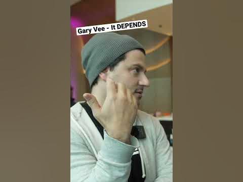 #garyvee It DEPENDS! #shorts #parody #comedy #askgaryvee #impressions #impersonation