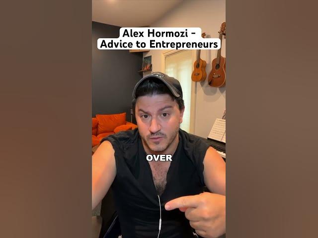 #alexhormozi Advice to Entrepreneurs #shorts #impressions #comedy #parody #entrepreneur #money