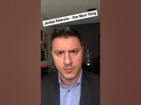 Announcement: Jordan Peterson - One More Thing... #shorts