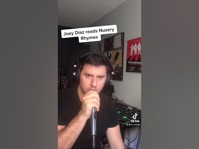 Joey Diaz reads Nursery Rhymes 🕷#shorts