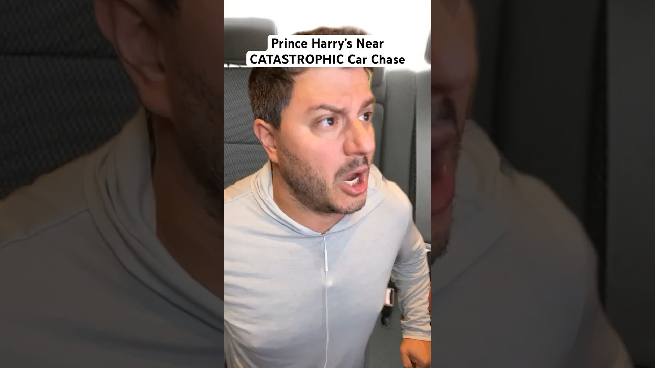 #princeharry Near CATASTROPHIC Car Chase! #harryandmeghan #shorts #comedy #impressions #parody
