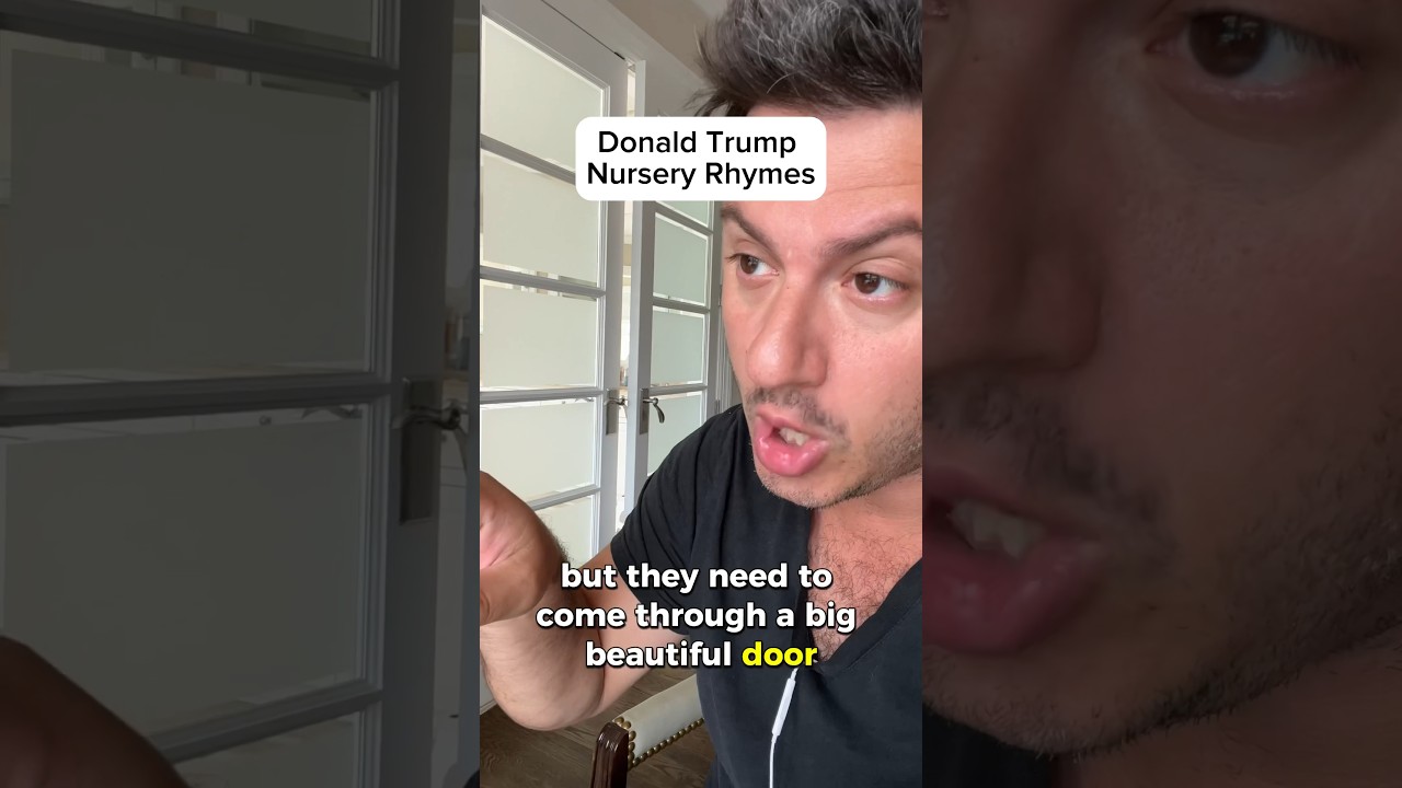 #donaldtrump Nursery Rhymes #shorts #trump #comedy #parody #impressions #impersonation
