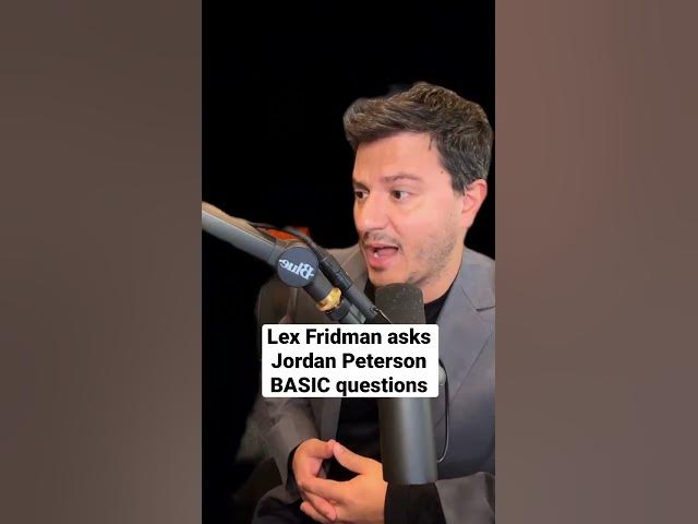 @lexfridman @JordanBPeterson  #shorts #comedy #impressions #parody #lexfridman #jordanpeterson