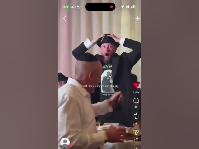😮ההלם שהחתן מגלה שמוטי שטיינמץ הגיע בהפתעה לחתונה
