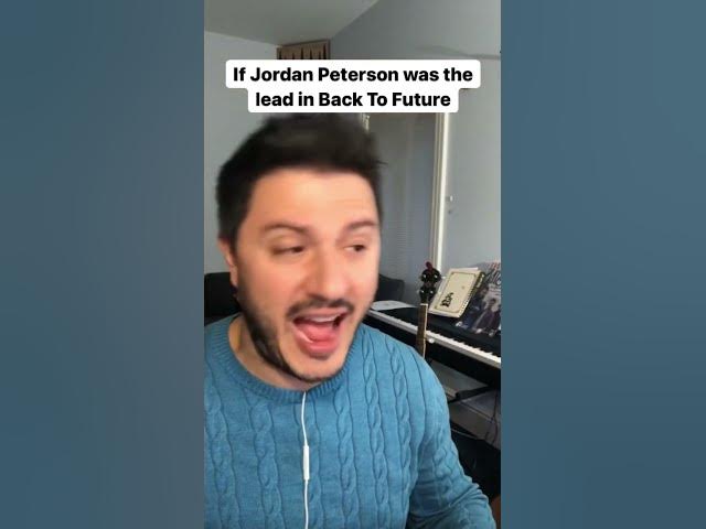 #jordanpeterson as the lead in #backtothefuture #shorts #comedy #parody #impressions #impersonation