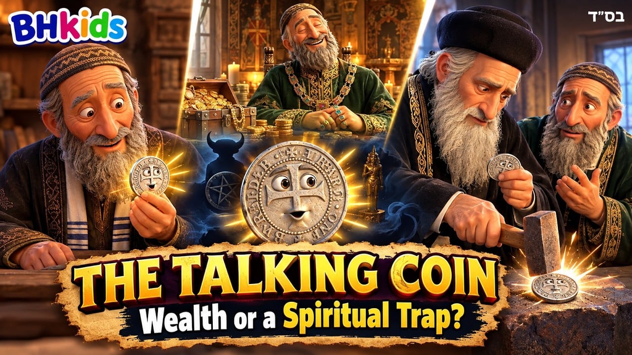 🪙 The Mysterious Coin – Not All Wealth Is a Blessing | TORAH FOR KIDS AI