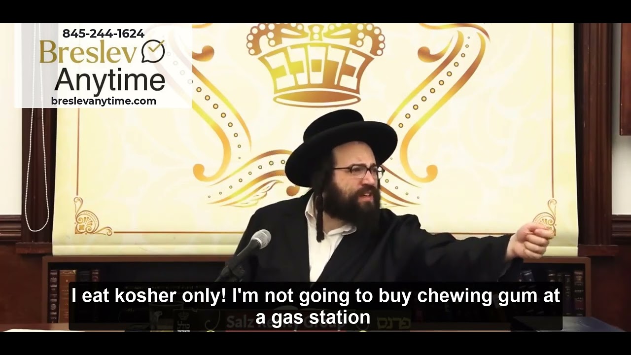 Rabbi Yoel Roth - I only eat Kosher!