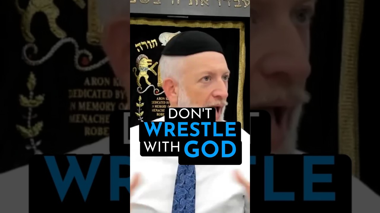 Don't WRESTLE with GOD