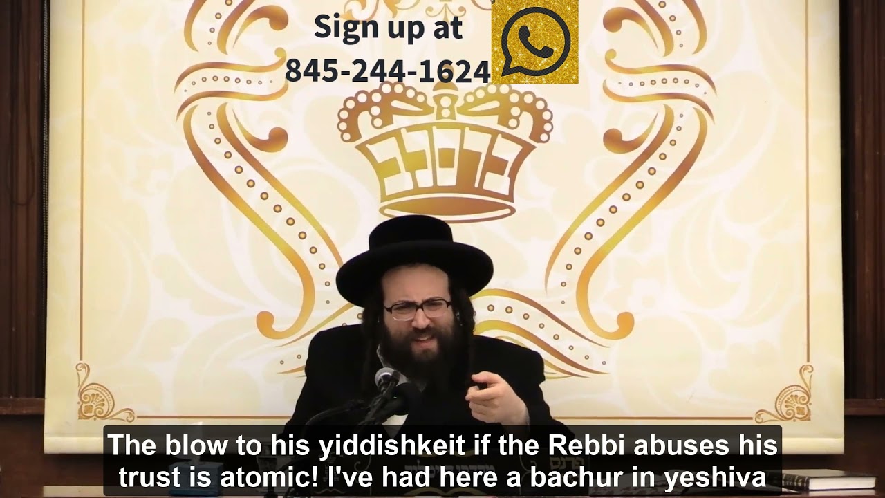 Rabbi Yoel Roth - Protecting our kids (Part 1)