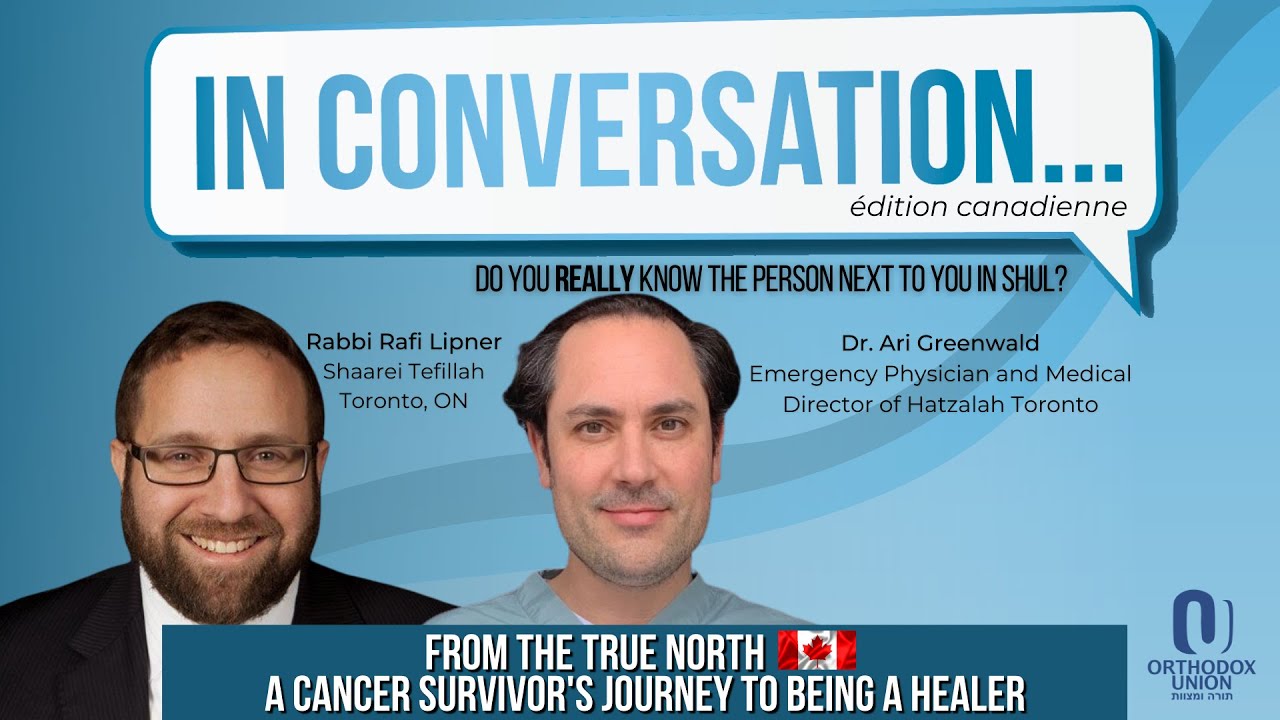 Rabbi Rafi Lipner In Conversation With Dr. Greenwald