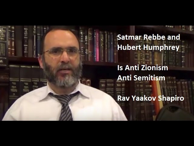 What the Satmar Rebbe really told Hubert Humphrey
