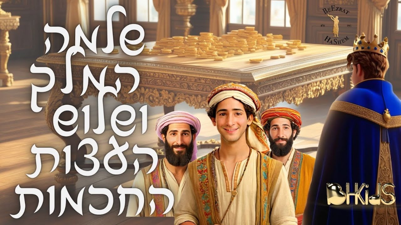 שלמה המלך ושלוש העצות החכמות👑 | סיפורי שלמה המלך בהמחשת AI לילדים