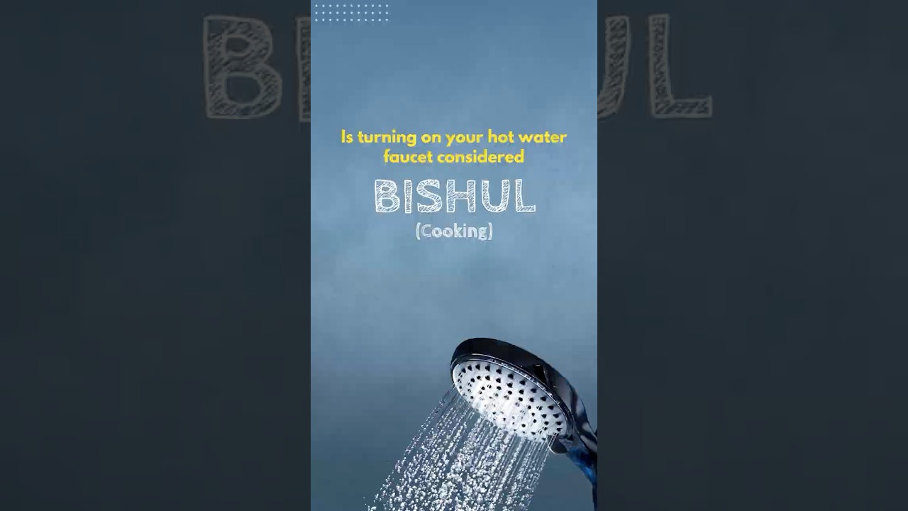 Bishul (Cooking) 🚿  - Breaking Down the 39 Melachot