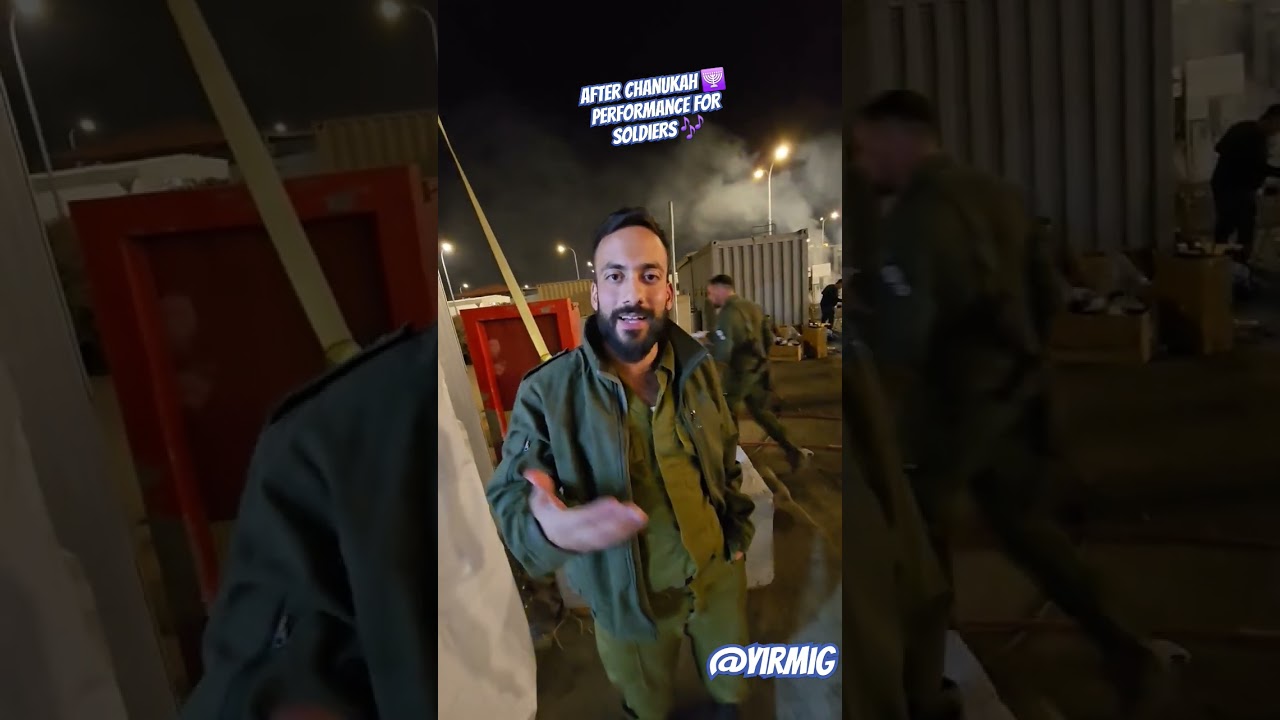 Testimonial after performance for soldiers on 🕎. דברי תודה לאחר הופעה לחיילים בישראל (צאלים).