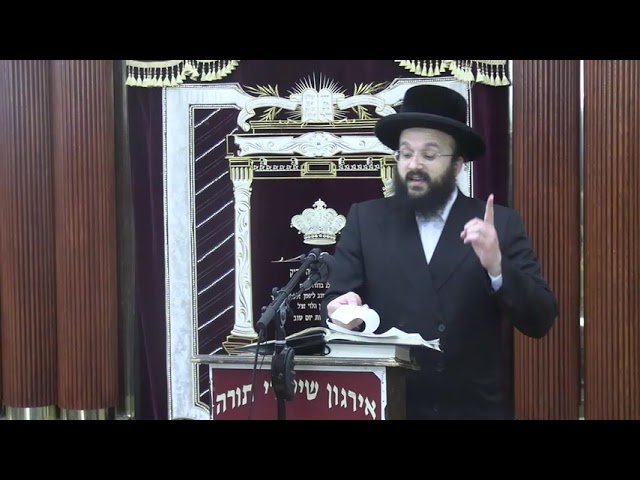 שיעור כללי בהלכות יו"ט - ר' סנדר רכניצר שליט"א