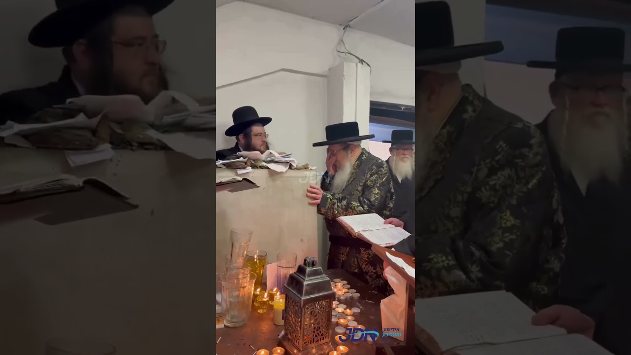 האדמו"ר מטאהש איז מתפלל ביים ציון הרה"ק השרף מטאהש זי"ע אין שטאט טאהש אין אונגארן