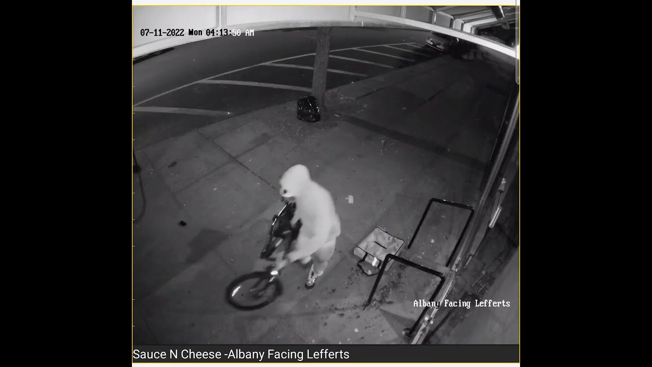Thief Smashes Pizzeria Storefront