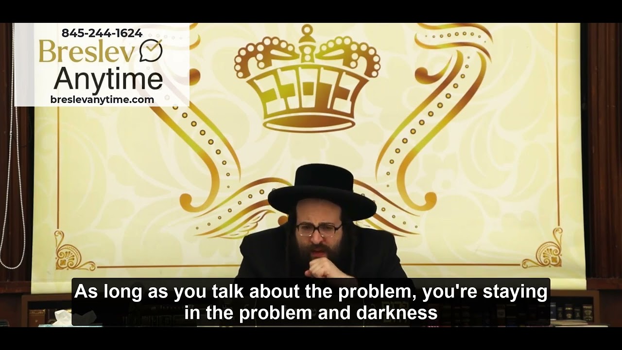 Rabbi Yoel Roth - Talking from Hashem will take you out from darkness