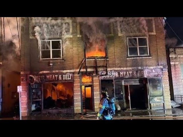 Famous Deli, 'Boosur' In South Fallsburg NY, Going Up In Flames, Destroying Building Completely