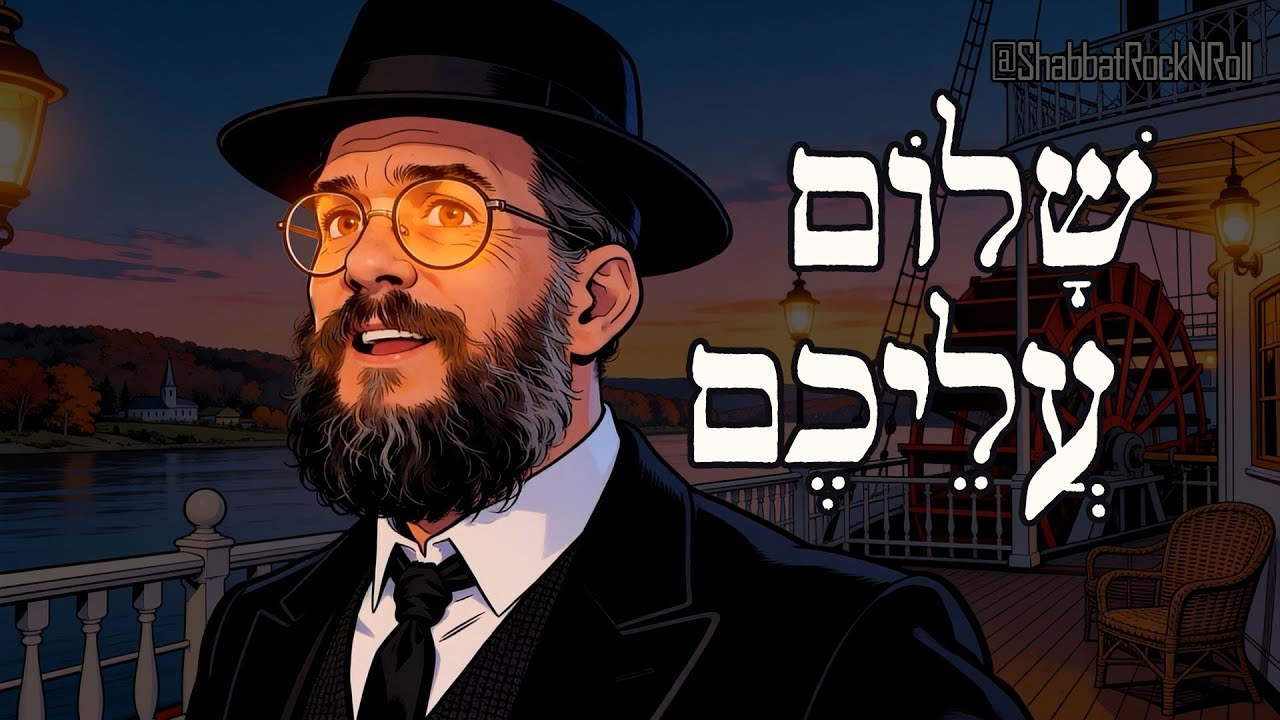 Shalom Aleichem - שלום עליכם מלאכי השרת | Animated Shabbat Candles | (Scarborough Fair Melody)