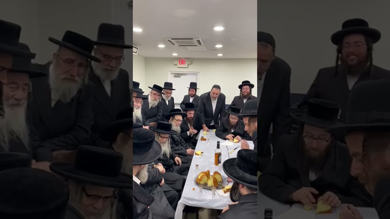 קביעת מזוזה און מסיבת לחיים לרגל דאס איבערבוי פון בית המדרש קהל חסידים אין נארט מיאמי