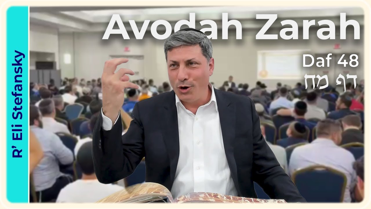 Daf Yomi Avodah Zarah Daf 48 by R' Eli Stefansky
