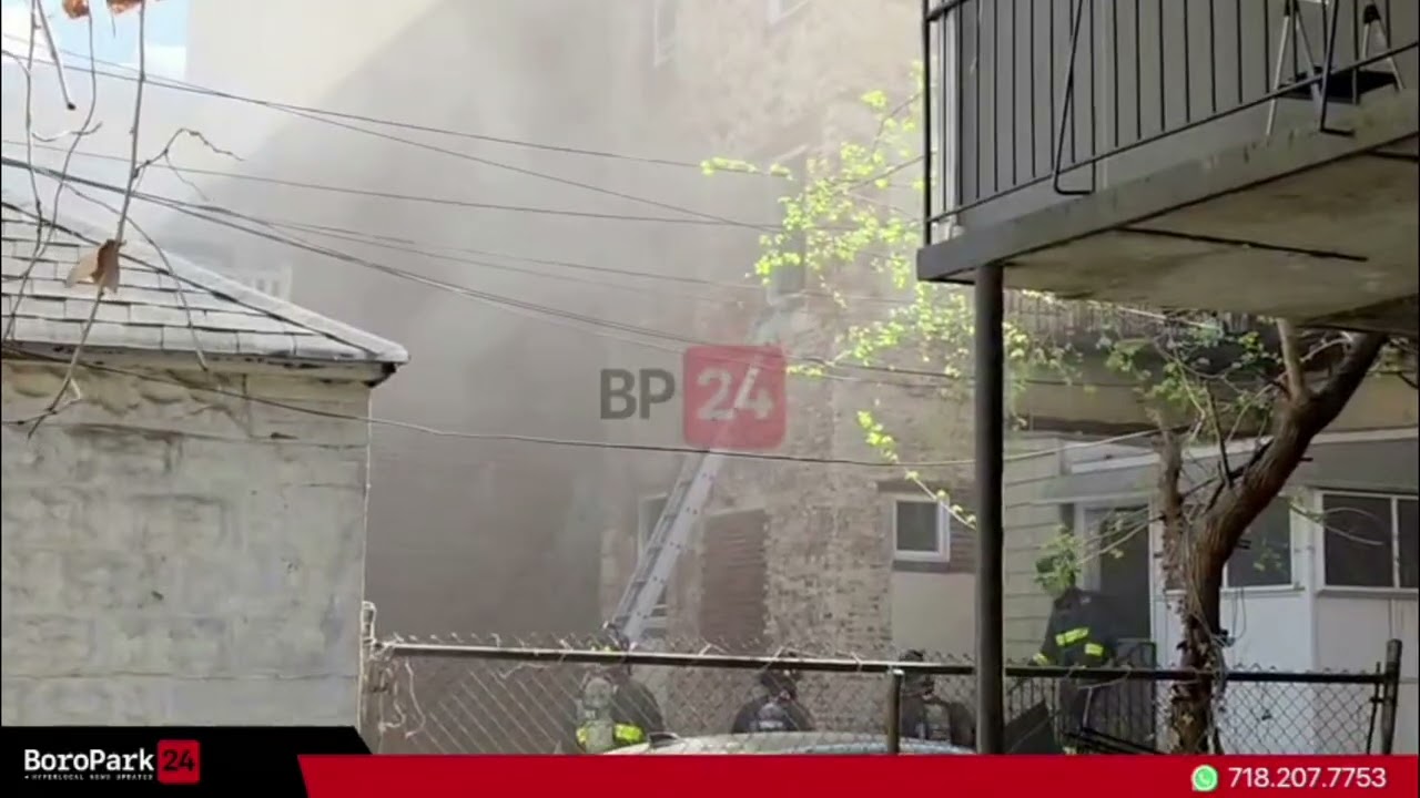 Fire broke out in a home on 25 Webster Avenue in Kensington.