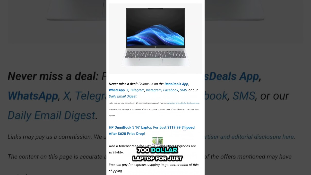 Best Laptop Deal Ever!