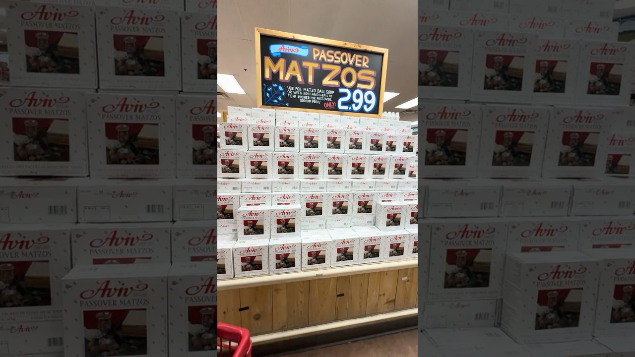 Last-Minute Pesach Shopping with Kosher Trader Joe's!