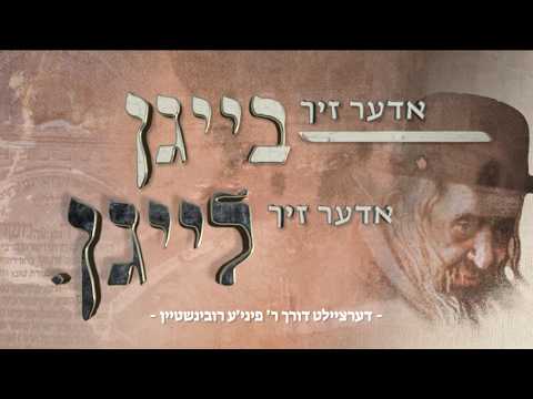 אדער זיך בייגן אדער זיך לייגן - ר' פיני'ע רובינשטיין
