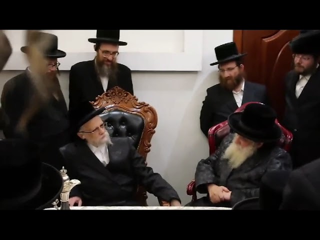 Seret Viznitz Rebbe Visits His Brother in Law Kosov Viznitz Rebbe Elul 5783