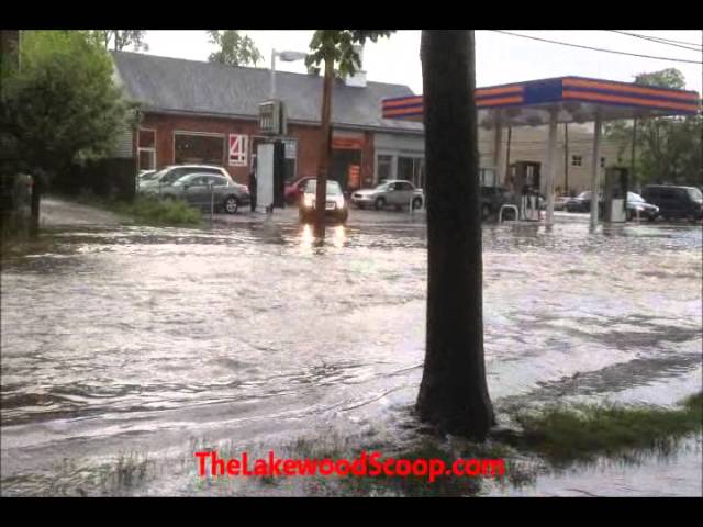 Raw video - Heavy Flooding Lakewood 6 10 13