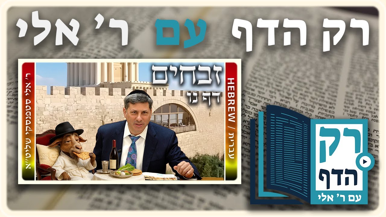 חזרה - זבחים דף נו | "רק הדף" עם ר' אלי סטפנסקי