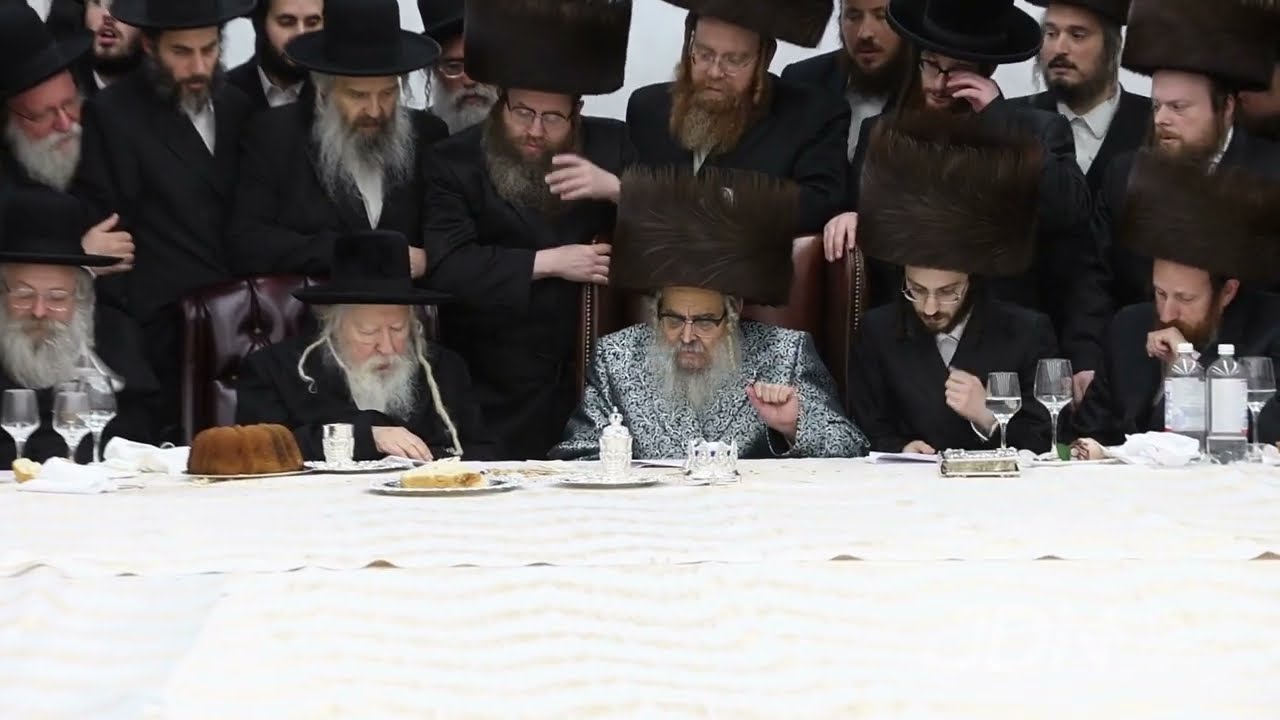 האדמו"ר מגור ביים שמחת השבע ברכות פון אן אייניקל פון האדמו"ר מסאטמאר