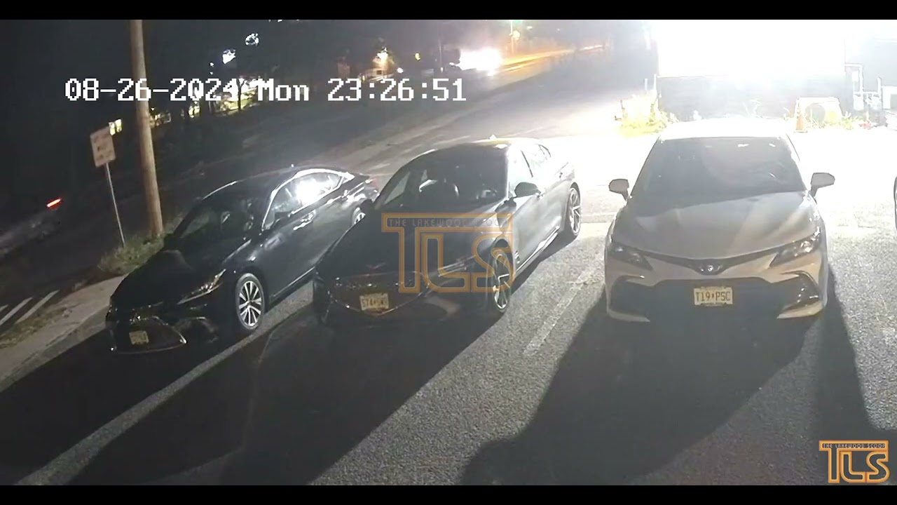 Surveillance video of Overturn accident in Lakewood
