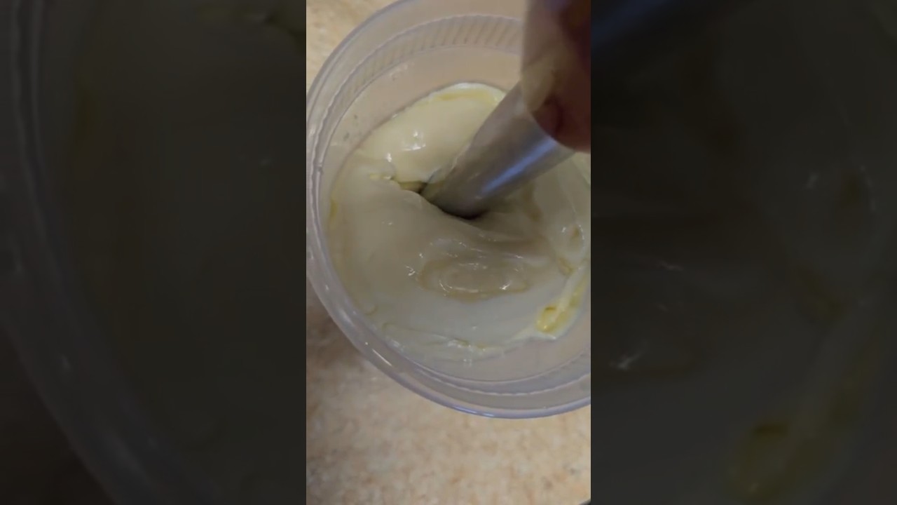 Pesach recipe!  Heimishe Mayonnaise UNDER 1 MIN!!!