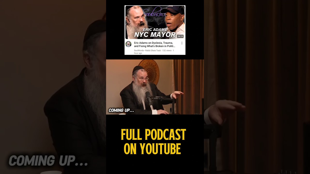 NYC Mayor Eric Adams sits down with Rabbi Shais Taub — and opens up about way more than politics.