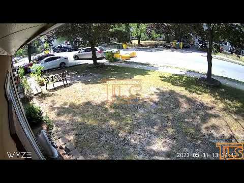 Knocking over trash bins