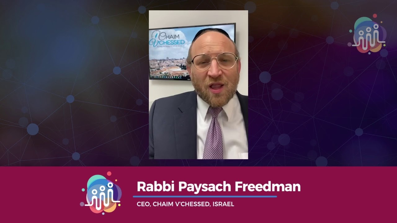 Rabbi Peysach Friedman, CEO of Chayim Vchessed