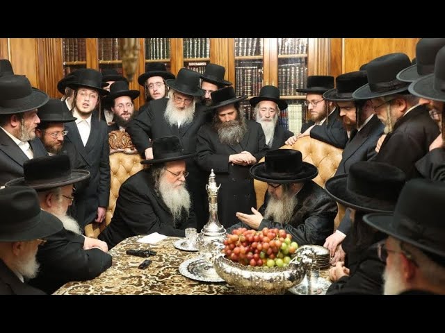 הגאון רבי שאול אלתר שליט"א באזוכט ביי כ"ק אדמו"ר מסאטמאר שליט"א
