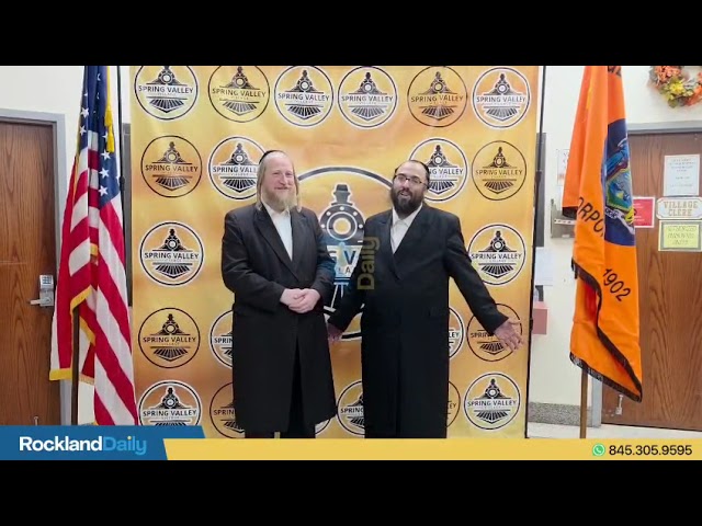Yosef Hersh Gross and Yakov Yosef Kaufman speaking to Rockland Daily followong their victory