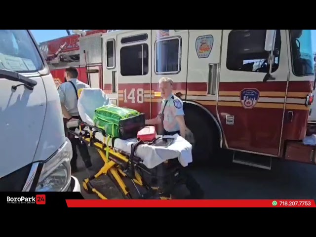Firefighters are on the scene of an accident on 37th Street near 9th Avenue