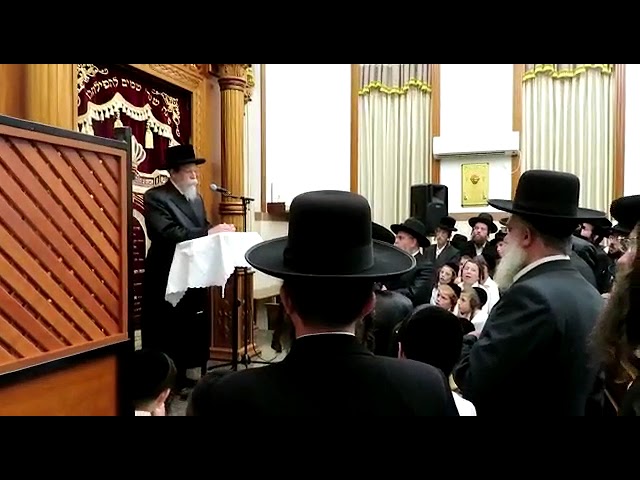 כ"ק אדמו"ר מבאיאן שליט"א ביים אויפטרעטן פאר חסידי באיאן אין בית שמש