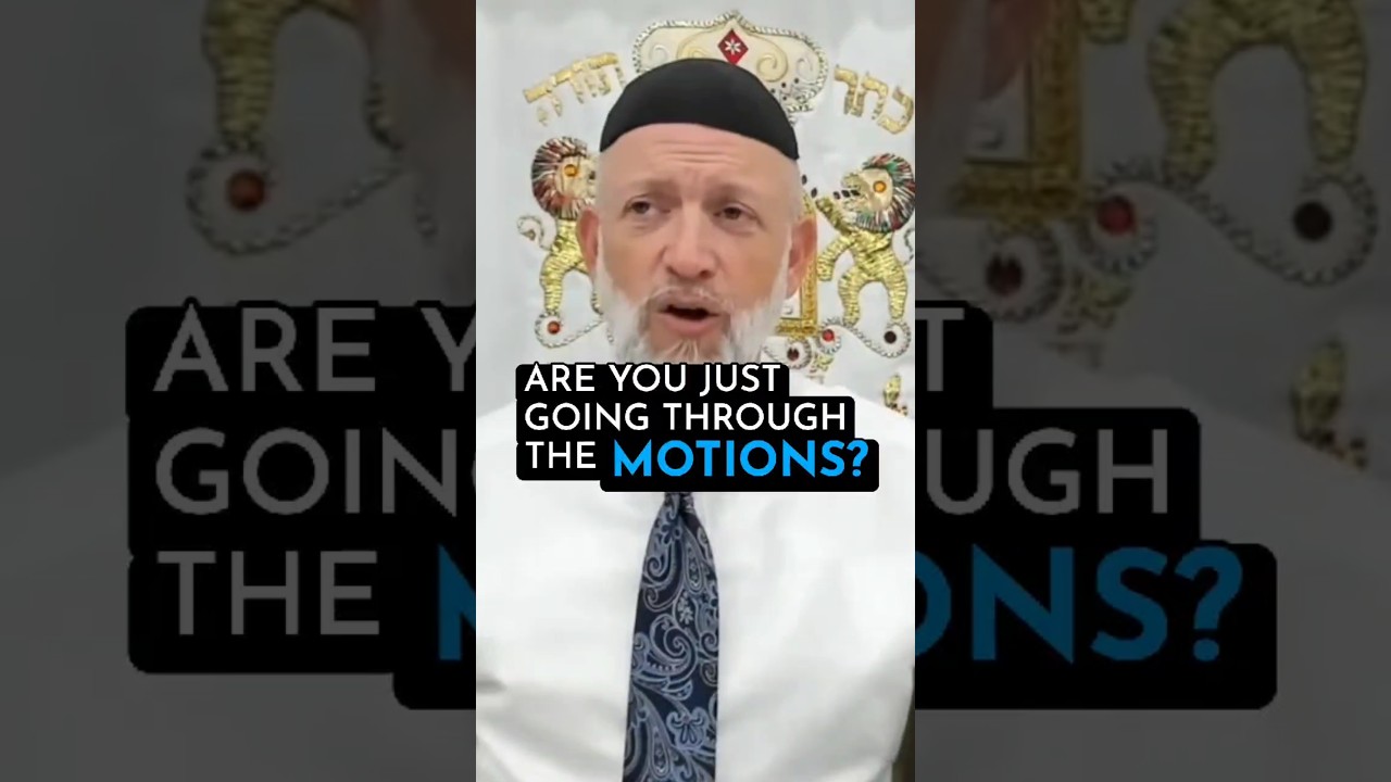 Are you just going through the MOTIONS?